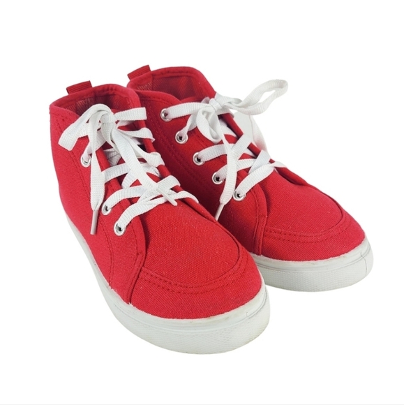 HIGHTOP TENNIS SHOES KIDS SIZE 1 - Picture 2 of 8